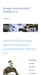 Mobile Screenshot of kneipp-sachsen.de